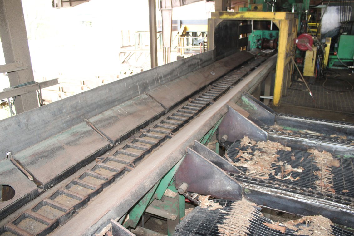 Mellot 33' Endwise Log Outfeed Trough
