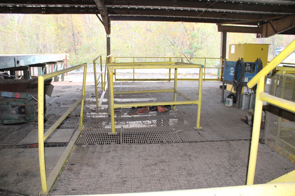 Catwalk, Steps, and Steel Supports 
