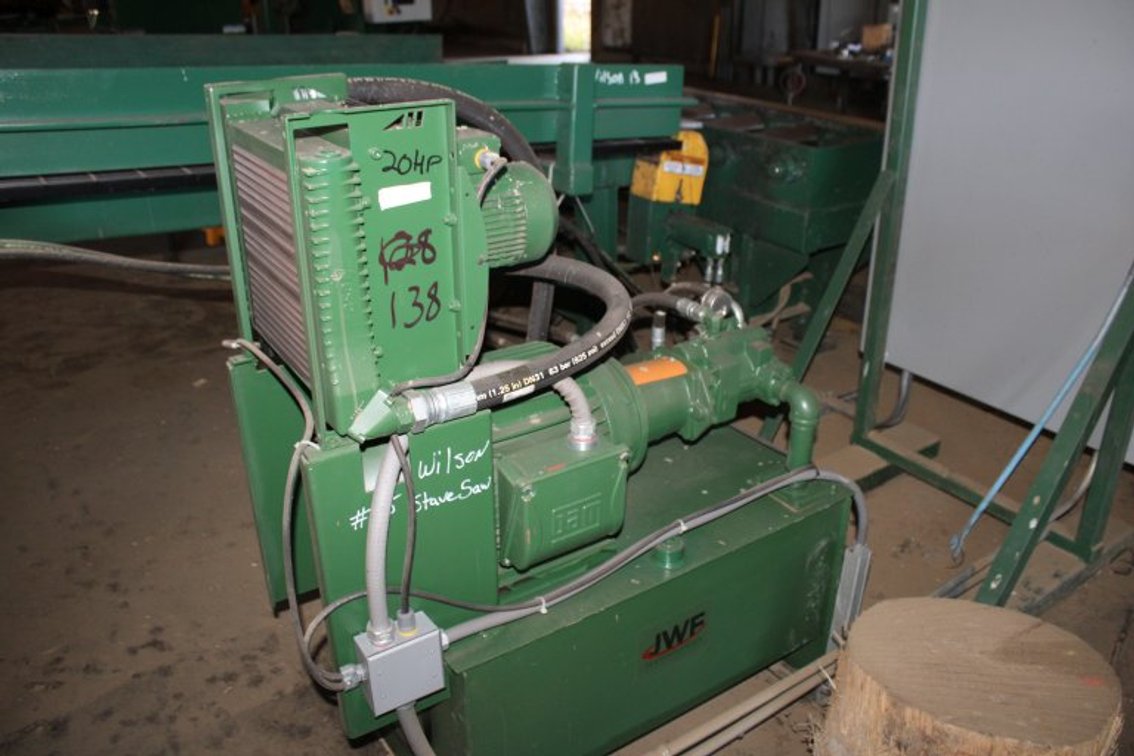 JWF 20HP Hydraulic Pack For Resaw