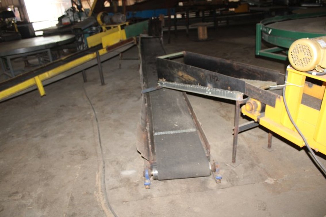 32'x18" Wide 15" Belt Waste Conveyor