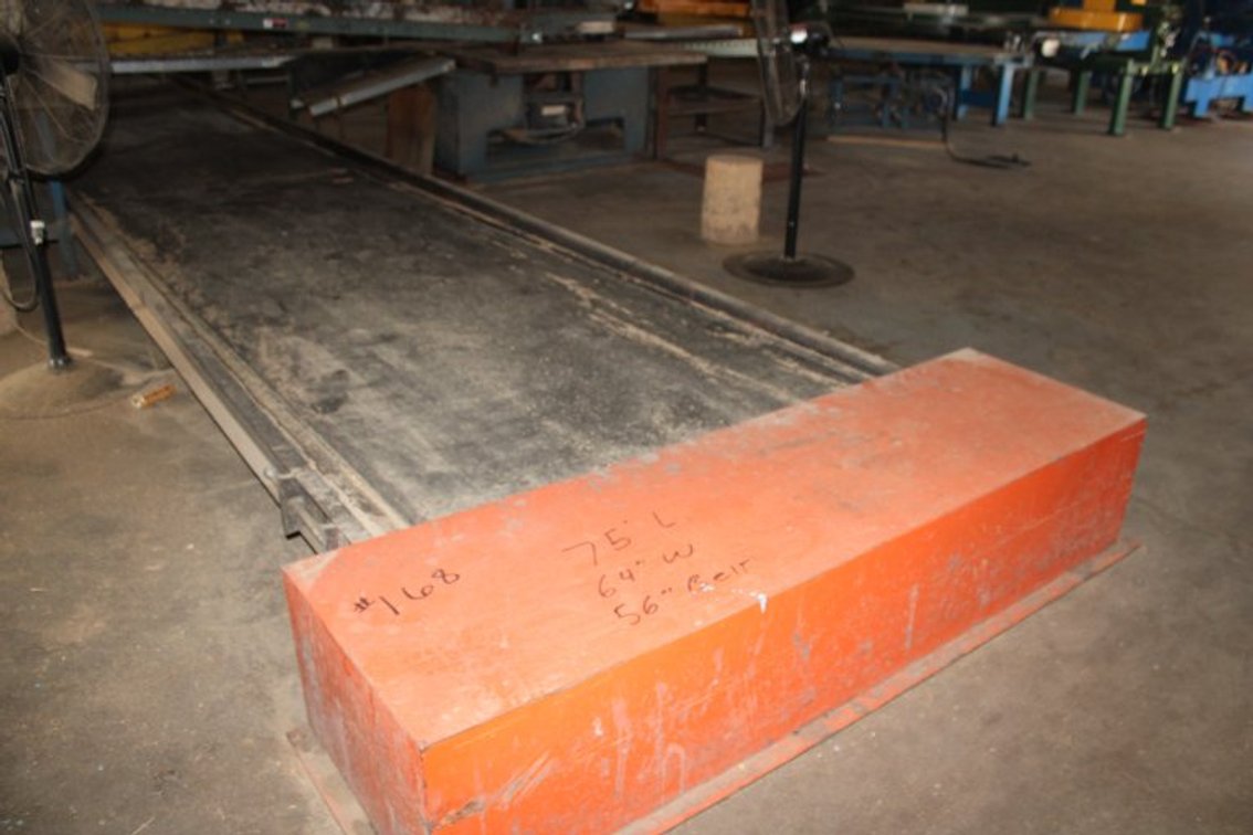75'x56" Belt Waste Conveyor