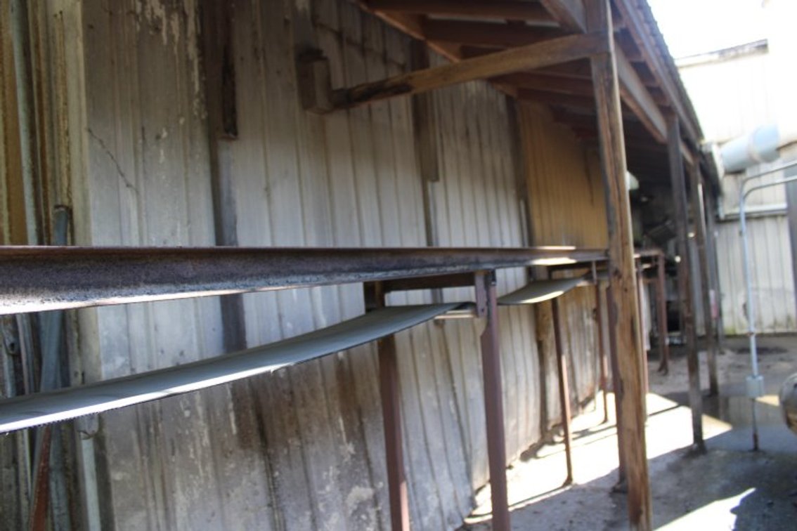 Approximately 65'x12" Chip Conveyor to Blower