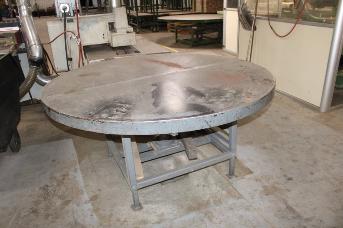 6' Diameter Round Landing Table with Drive