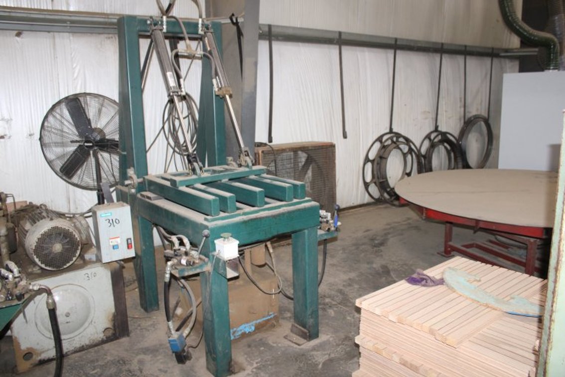 27"x27" Glue Press with 10 HP Hydraulic Power Pack
