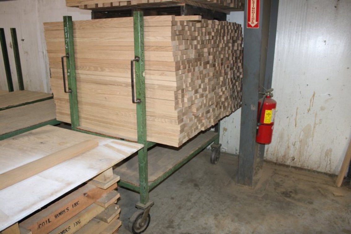 24"x60" Dual Shelf Rolling Cart
