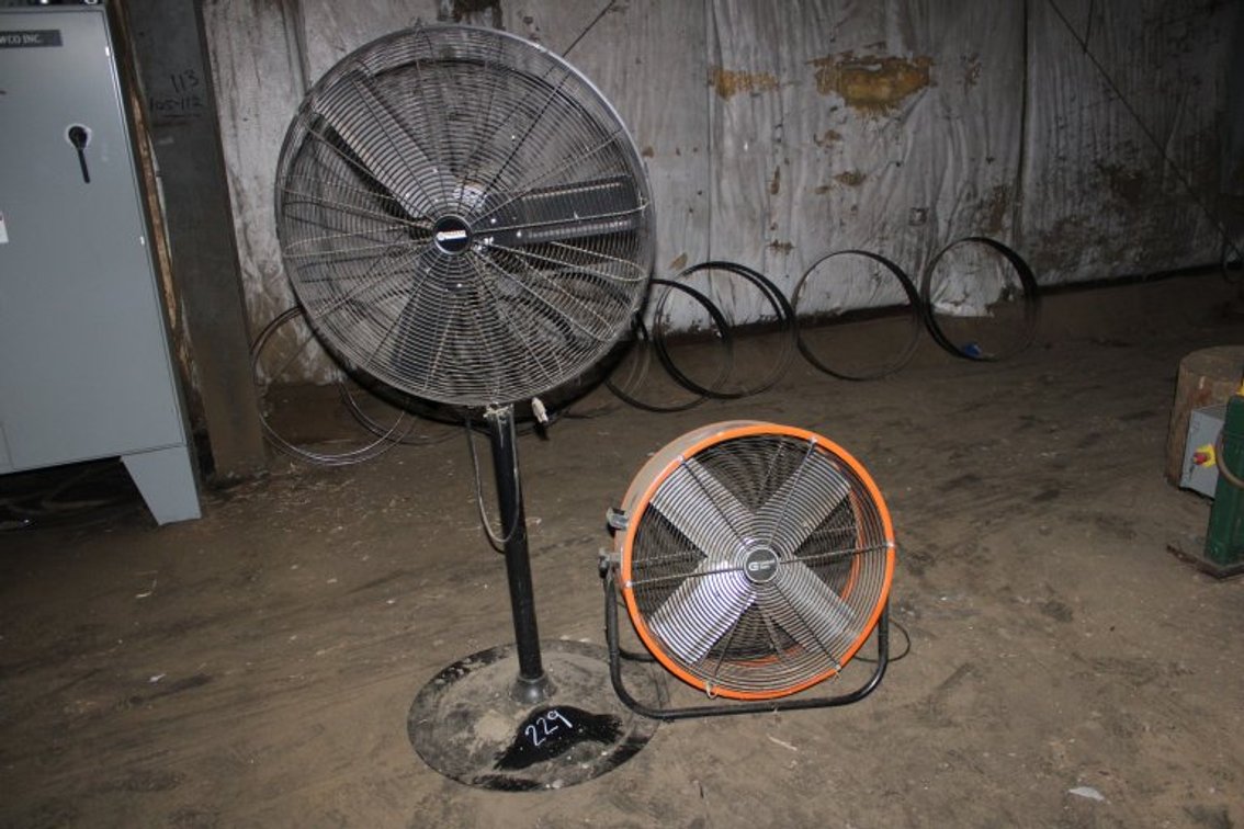 (2) 110V Fans