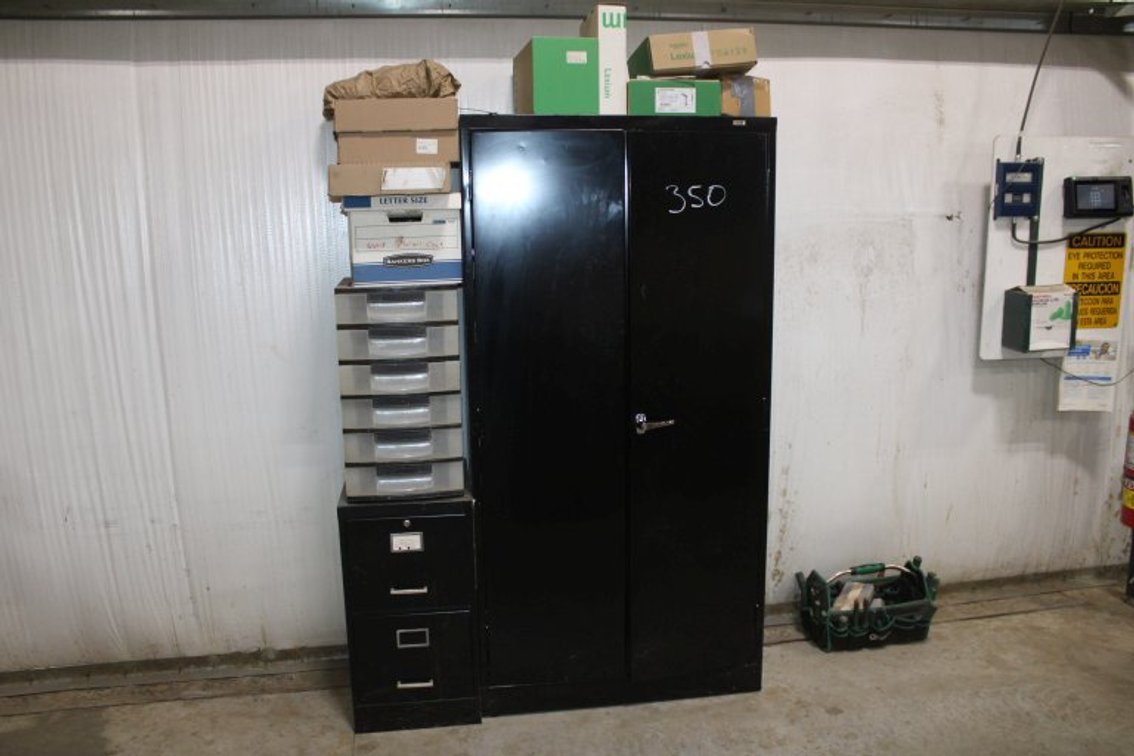 Cabinet and Contents