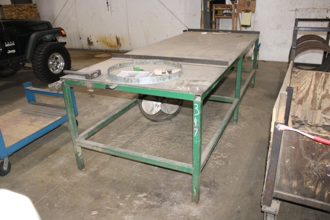 48"x120" Steel Table and Contents