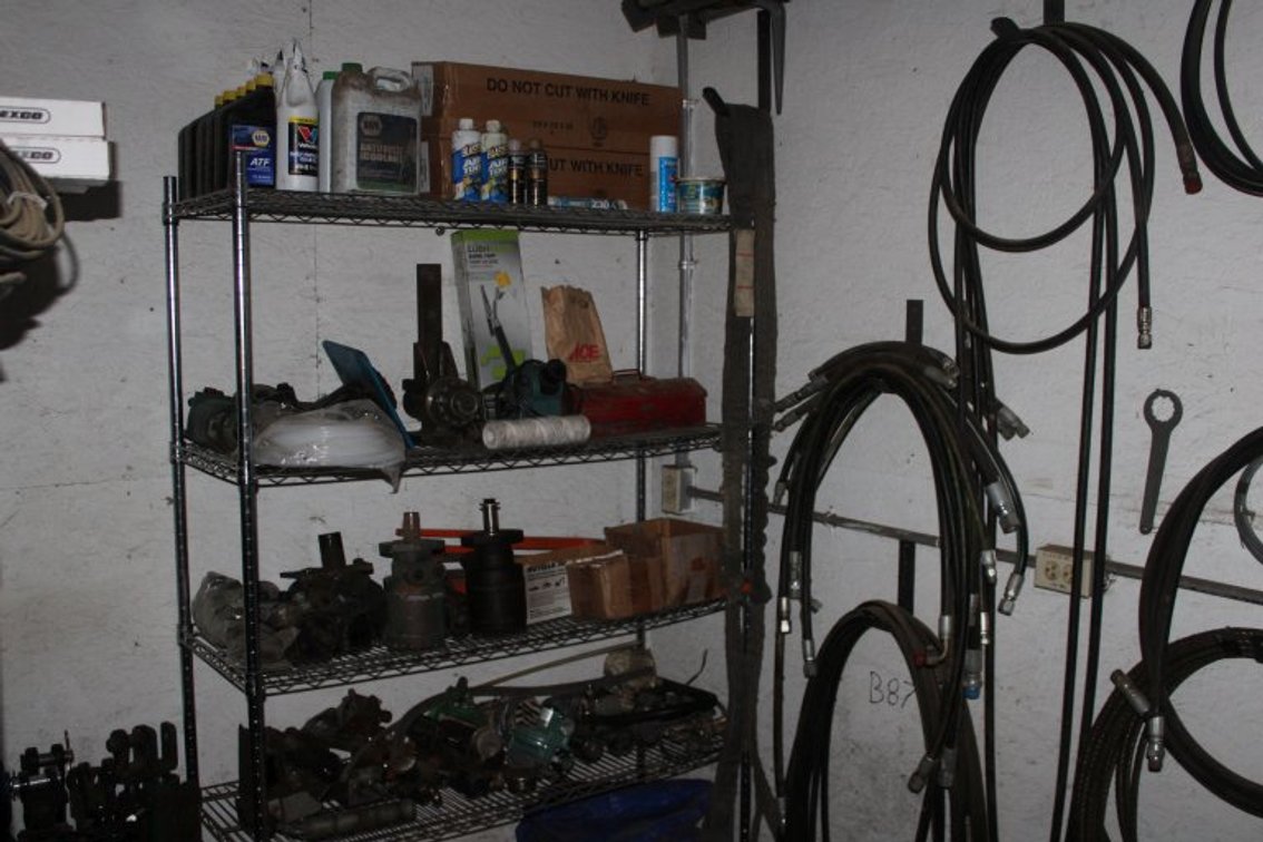 Contents Of Parts Room In Cut Up Building