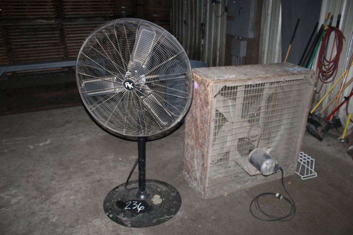 (2) 110V Fans