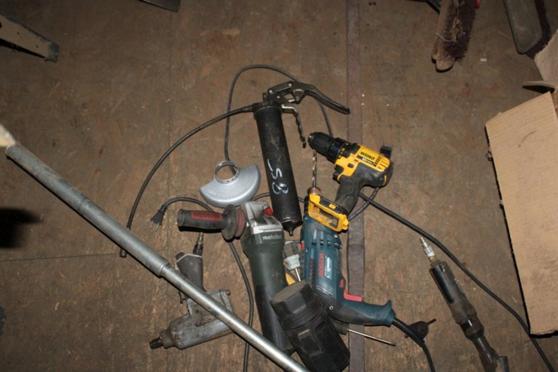 Hand tools, brooms, scoops, drills & drill bits