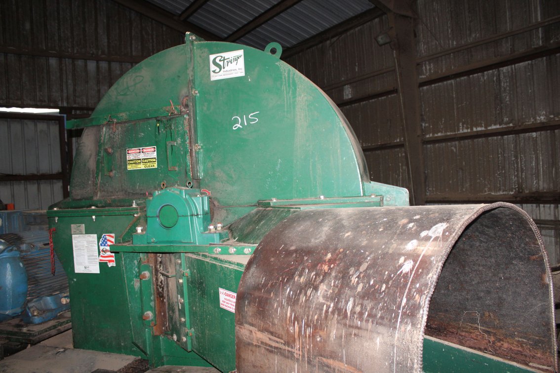 Stringer 80" Horizontal Feed Bottom Discharge Chipper