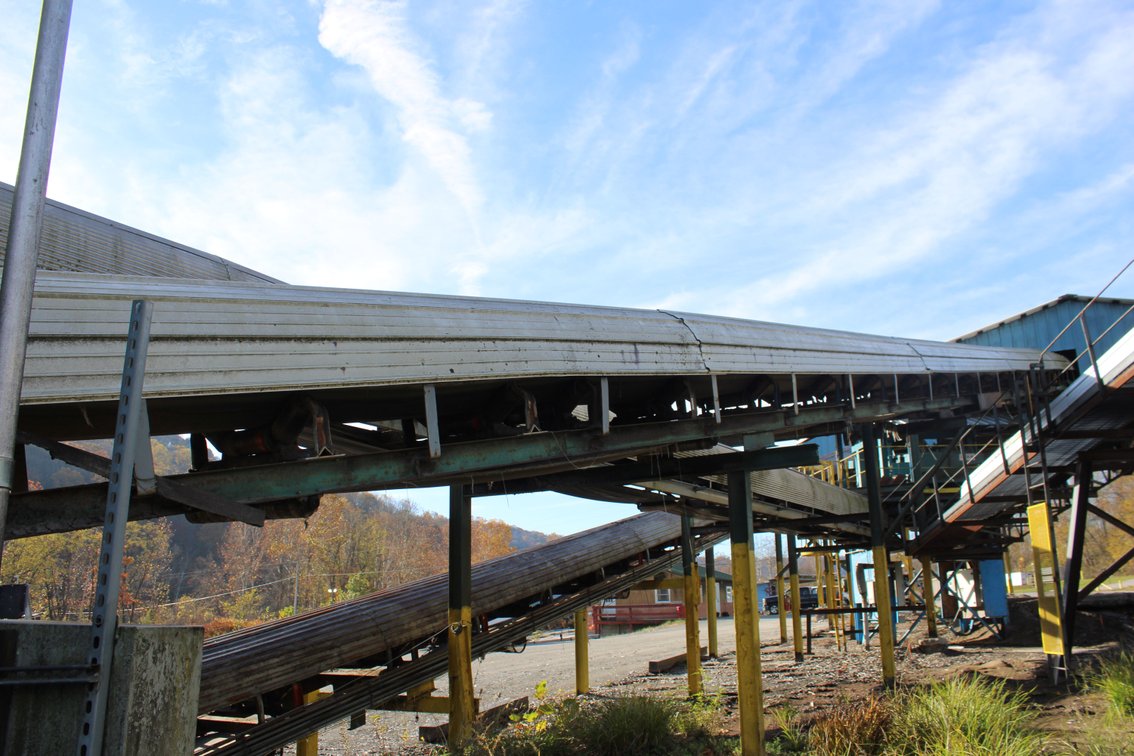 Approx. 130' x 36" Concave Belt Conveyor