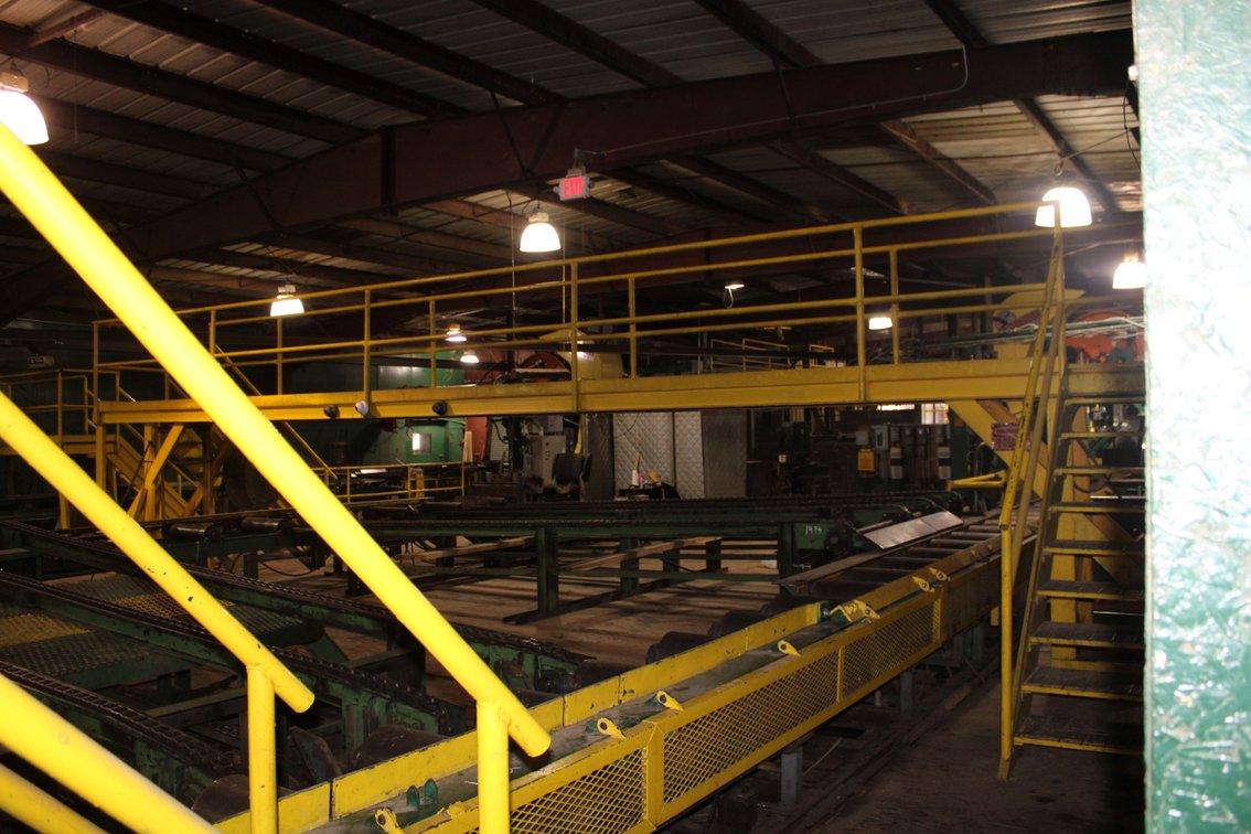 Floor Structure & Catwalk In Sawmill Area 