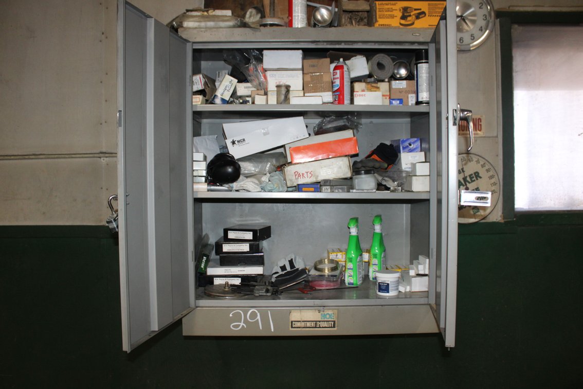 Cabinet and Contents as Marked