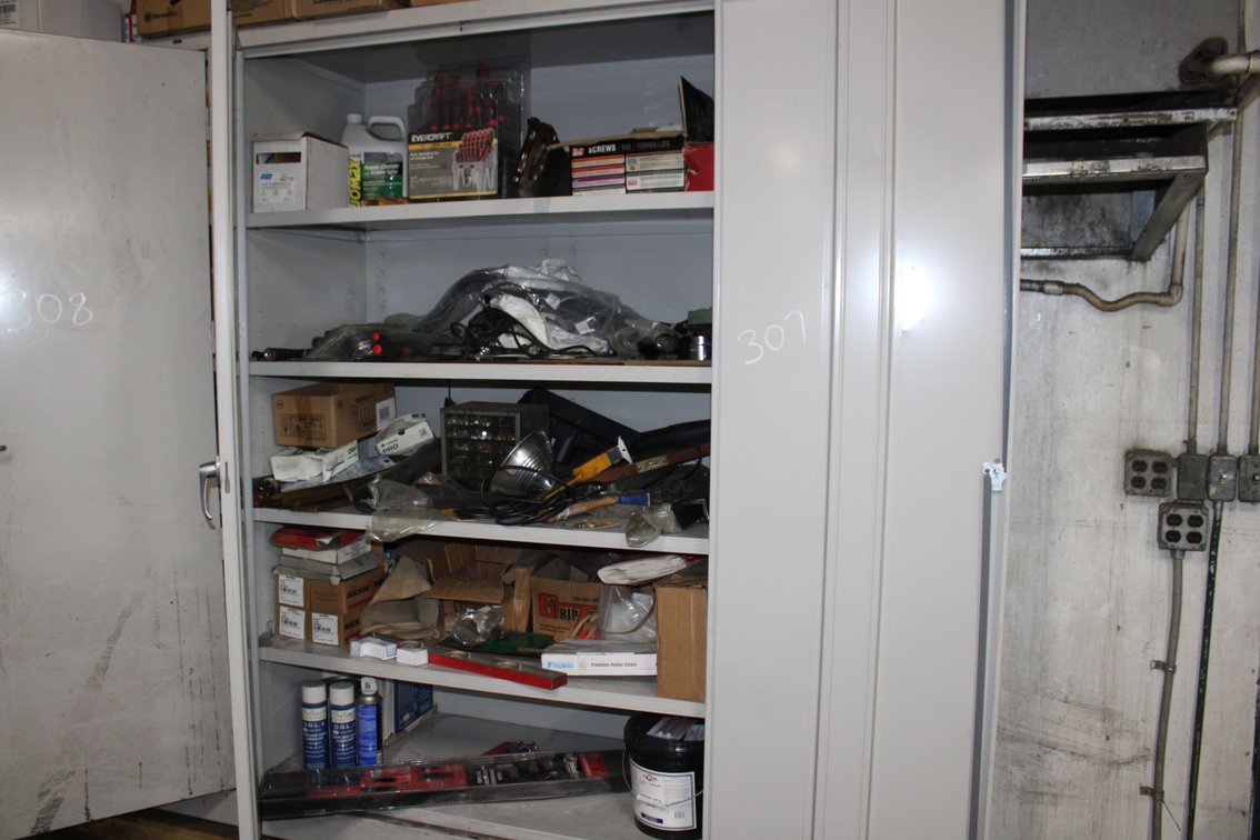 Cabinet and Contents: Hand Tools 