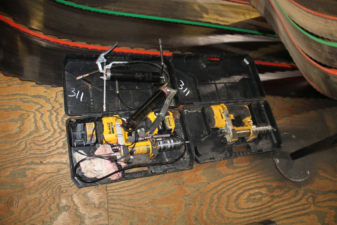 (2) Dewalt Battery Operated Grease Guns