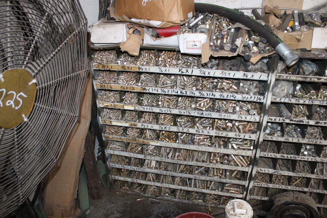 Bolt Bin and Contents