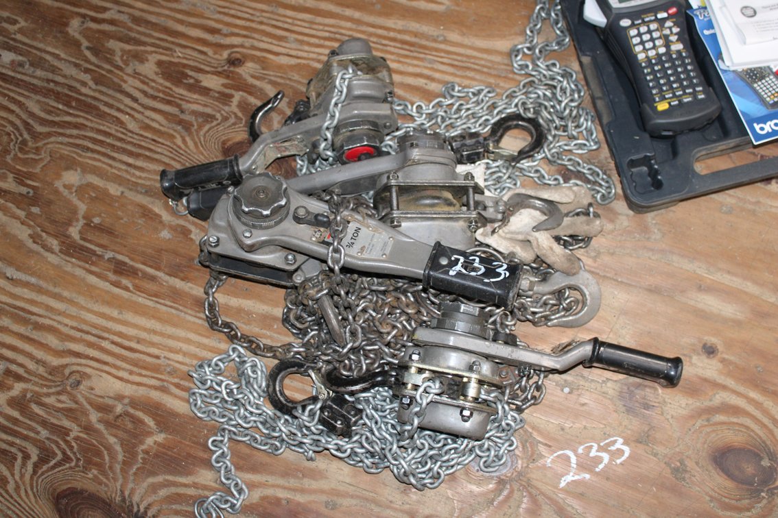 (4) Chain Come-A-Longs