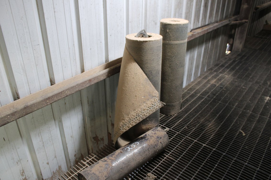(2) Rolls 36" Belt & Roller 