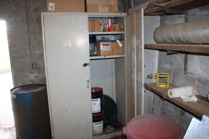 Image for Metal Cabinet & contents