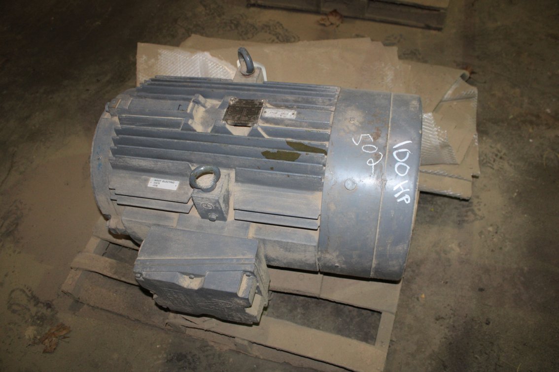 100 HP Electric Motor 1783 RPM