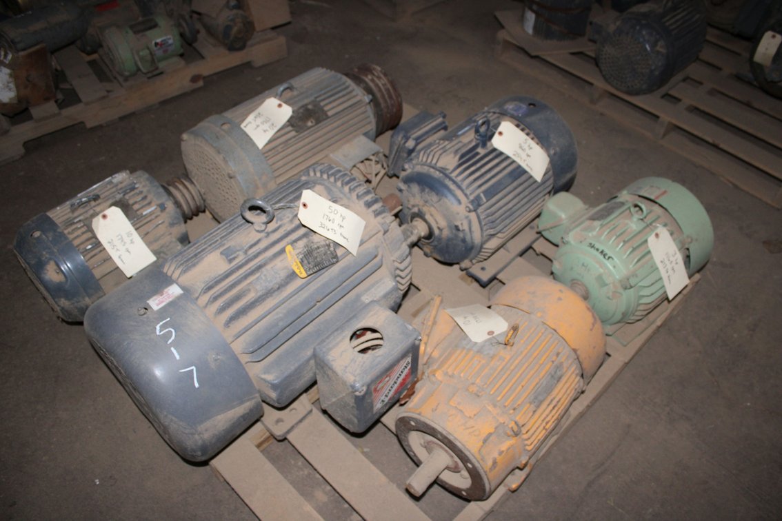 Pallet of Electric Motors