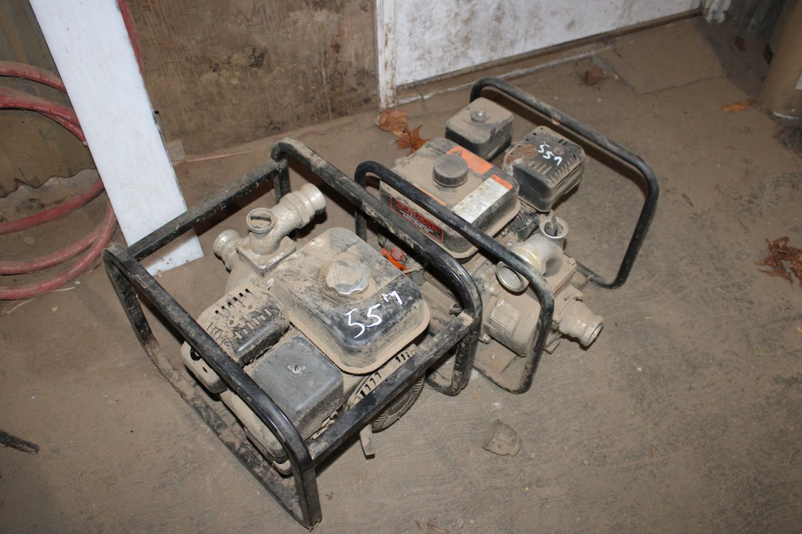 (2) Water Pumps