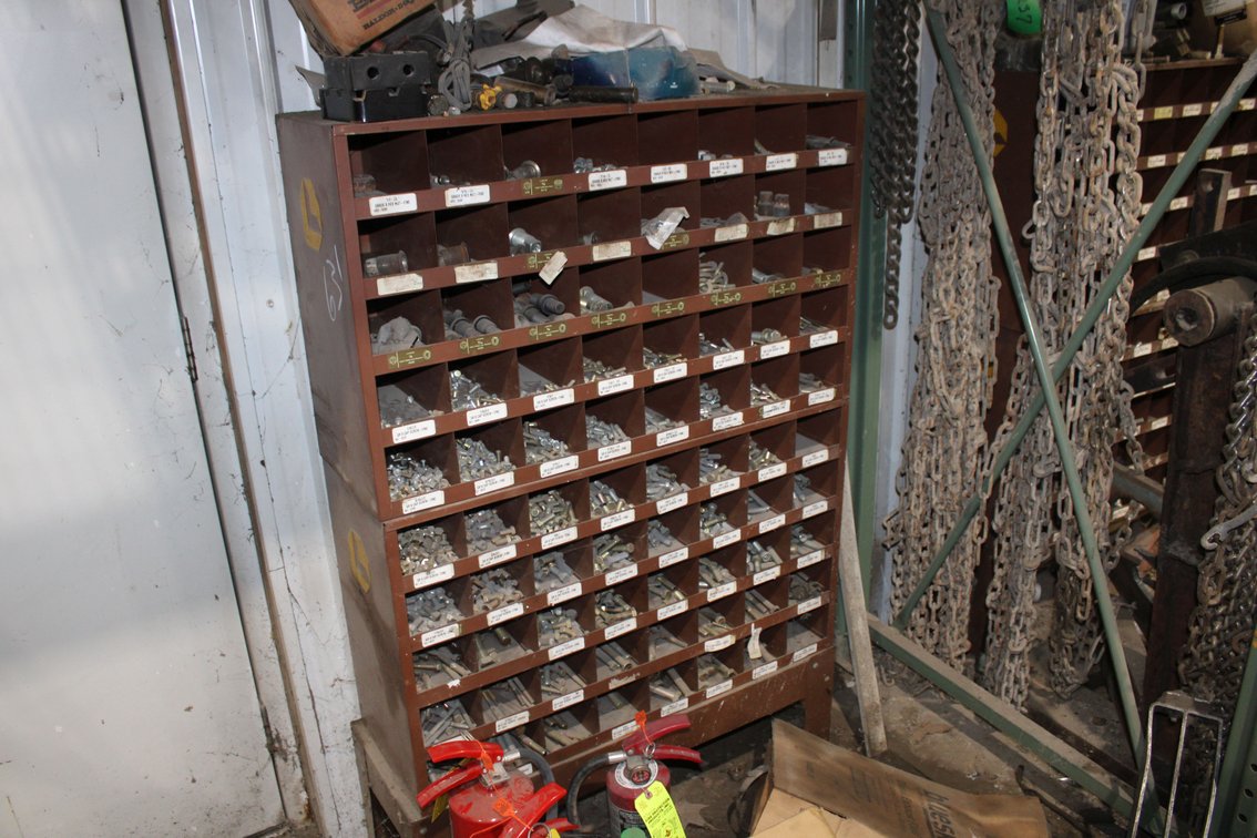 (2) Lawson Bolt Bins & contents