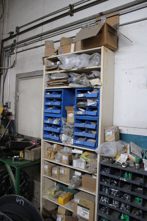 Shelf & contents: parts