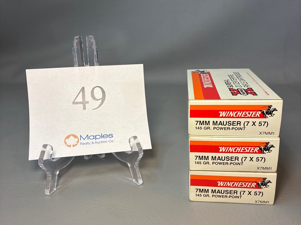 60 Rounds 7mm Mauser 145 Grain 