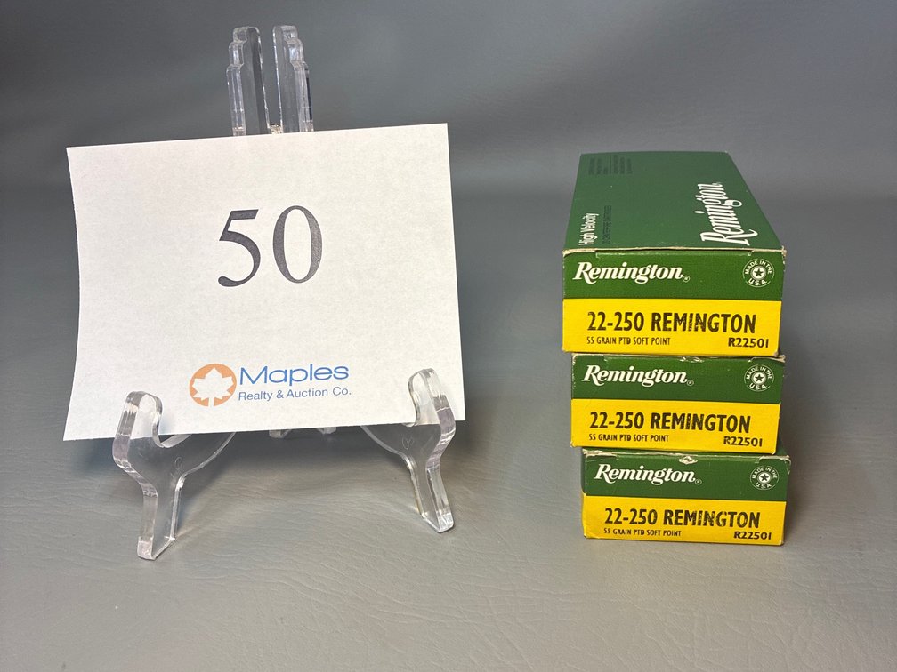 60 Rounds 22-250 55 Grain 