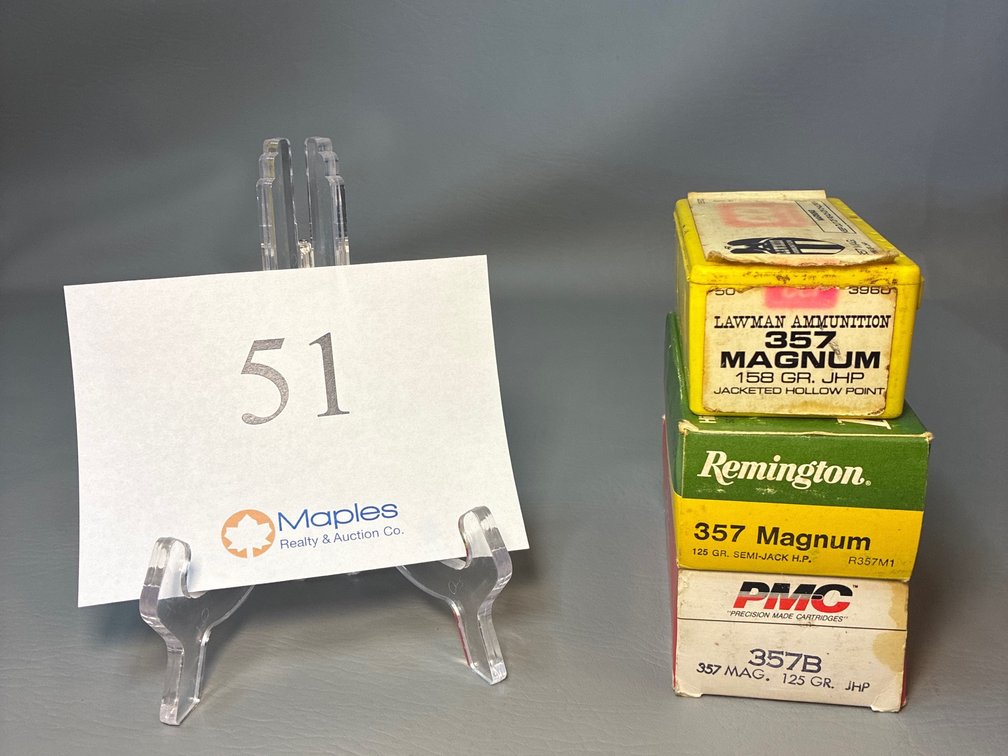 50 Rounds 357 Magnum 158 Grain Hollow Point, 40 Rounds 125 Grain Hollow Point 