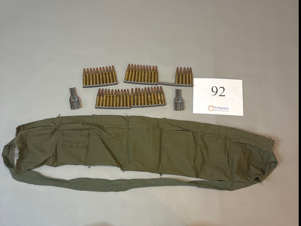 45 Rounds .223 with Stripper Clips,Speed Loaders, and Belt 