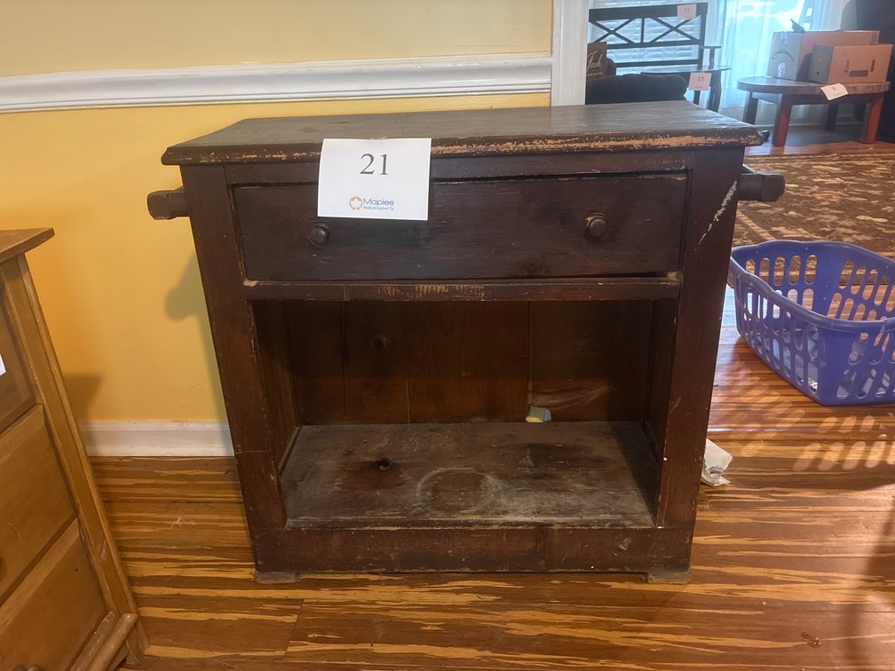 Wooden Side Table 38x15x30