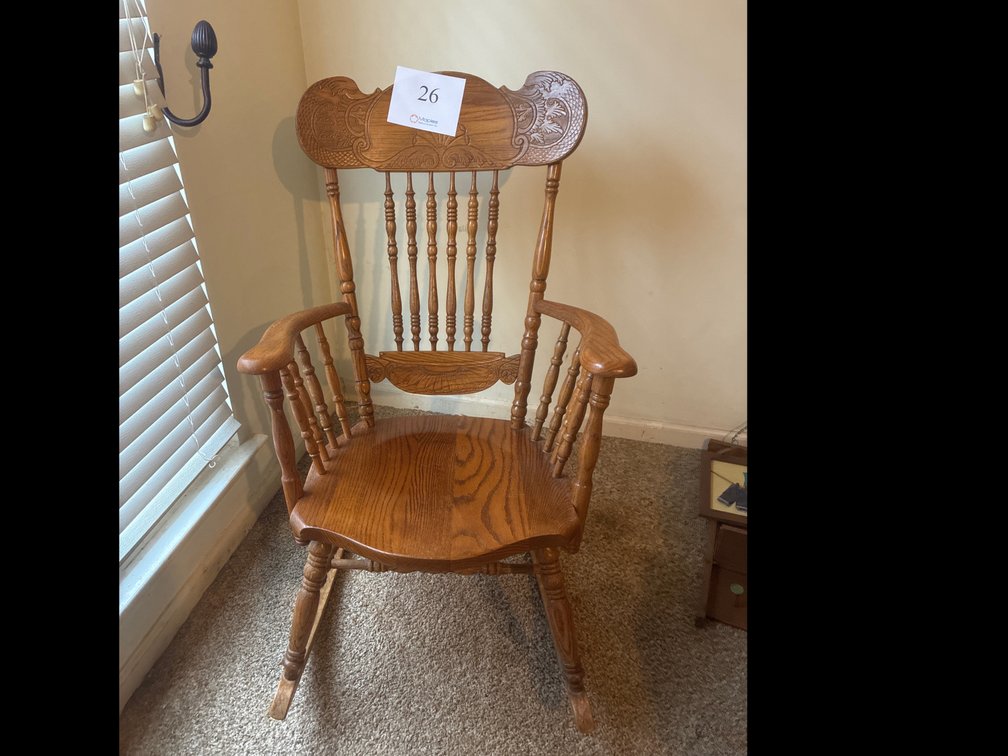 Antique Wooden Rocking Chair
