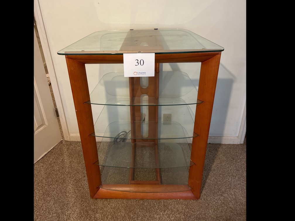 Cabinet with Glass Shelves 23x30x40