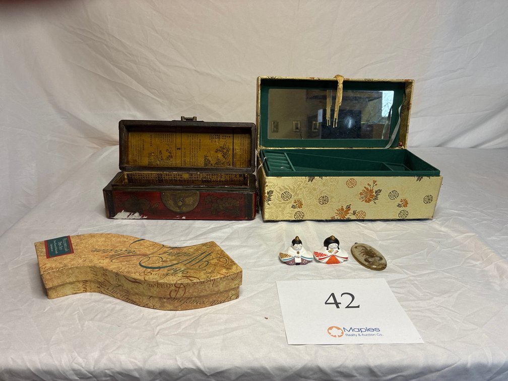 Asian Jewelry Boxes,  Hina Dolls