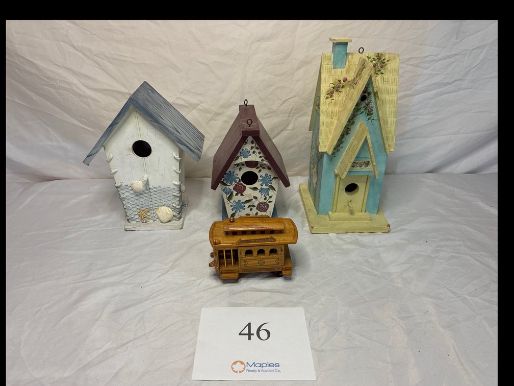 Custom Bird Houses, Toy Wooden Train