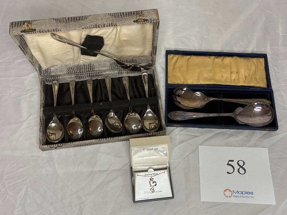 Silver Spoon Sets, Silver Necklace