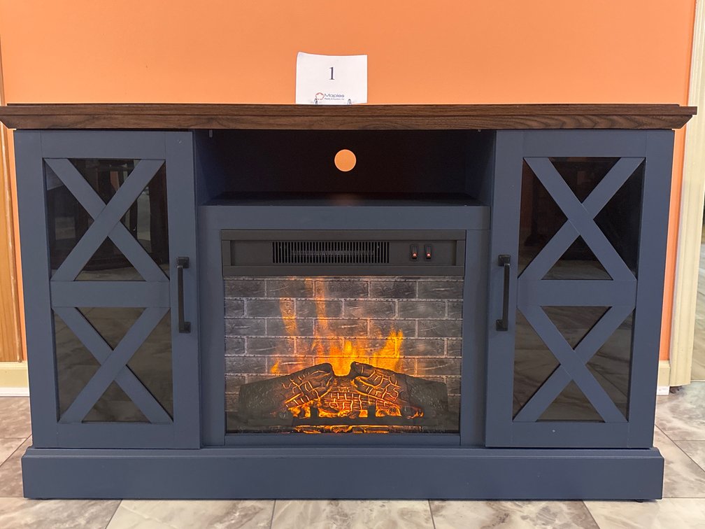 FIREPLACE TV STAND