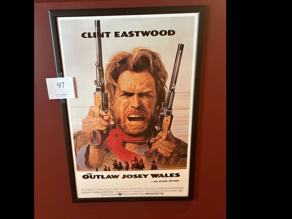 Outlaw Josey Wales Framed Poster 29x42