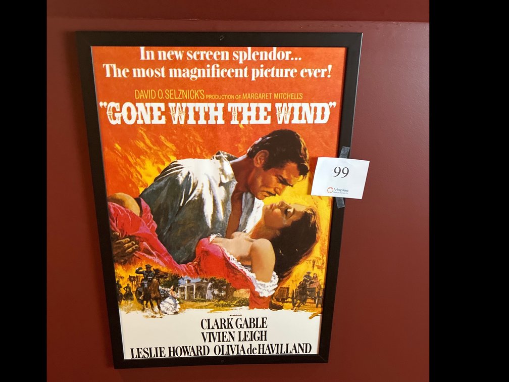 Gone with the Wind Framed Poster 26x38