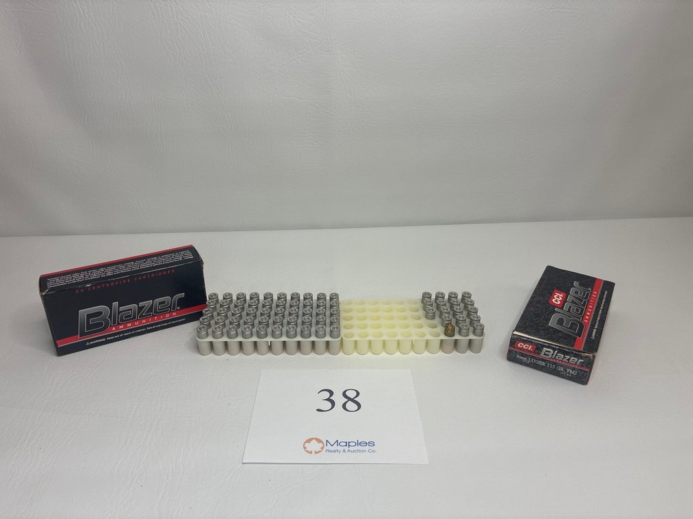 68 Rounds Blazer 9mm 115 Grain