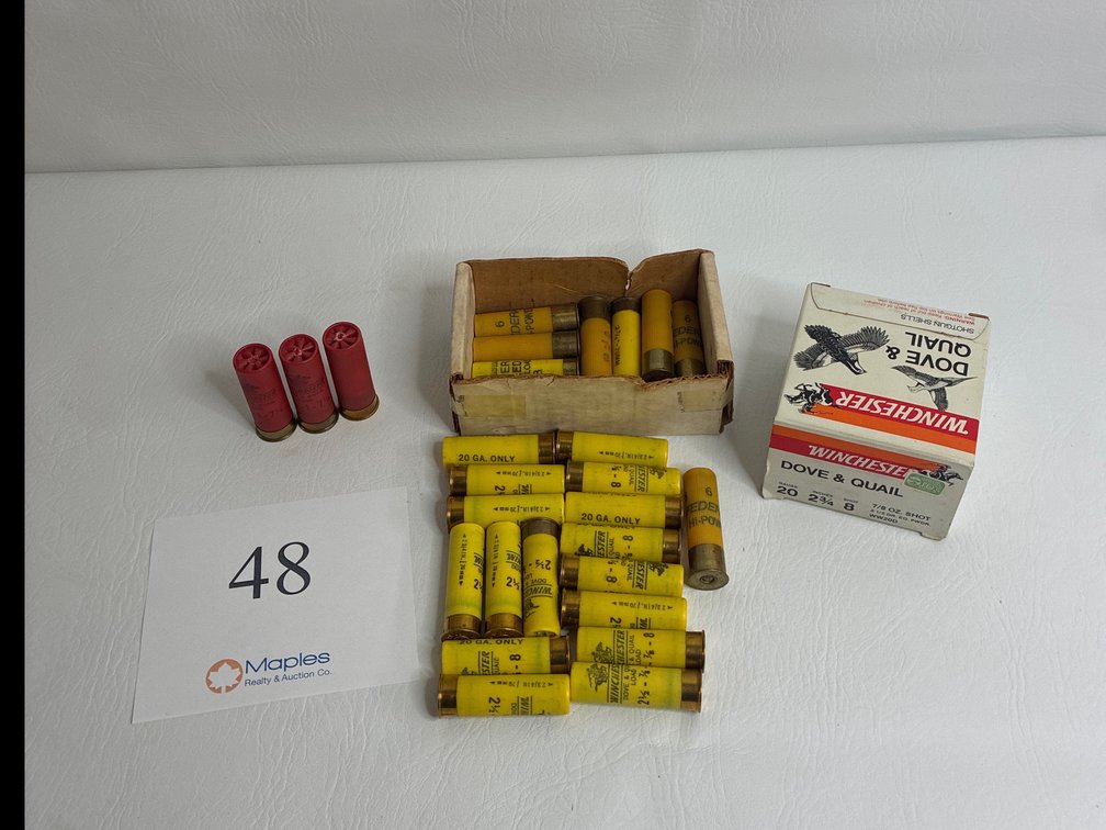 Variety of Shotgun Shells 26x 20 Gauge 3x 12 Gauge