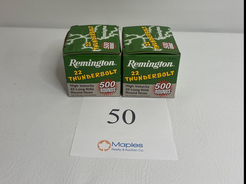 1000 Rounds 22 Thunderbolt, .22 Long Rifle
