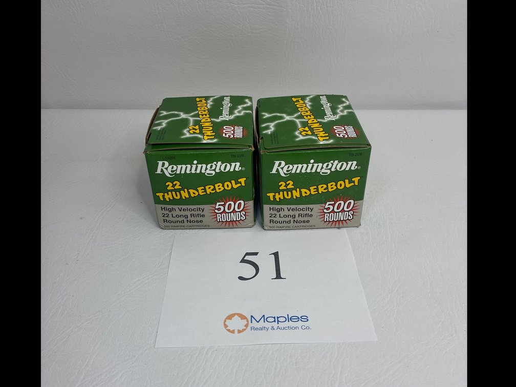1000 Rounds 22 Thunderbolt, .22 Long Rifle