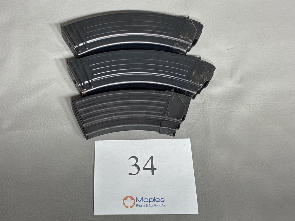2x 30 Round Ak47 Magazines 1x 20 Round