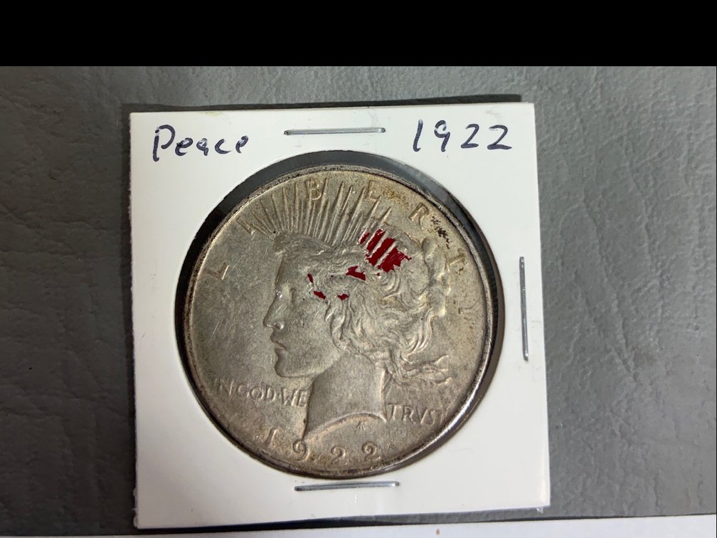 1922 Liberty Peace Silver Dollar