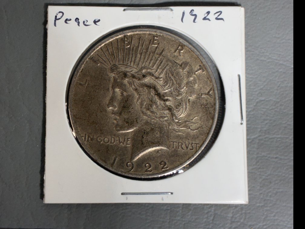 1922 Liberty Peace Silver Dollar
